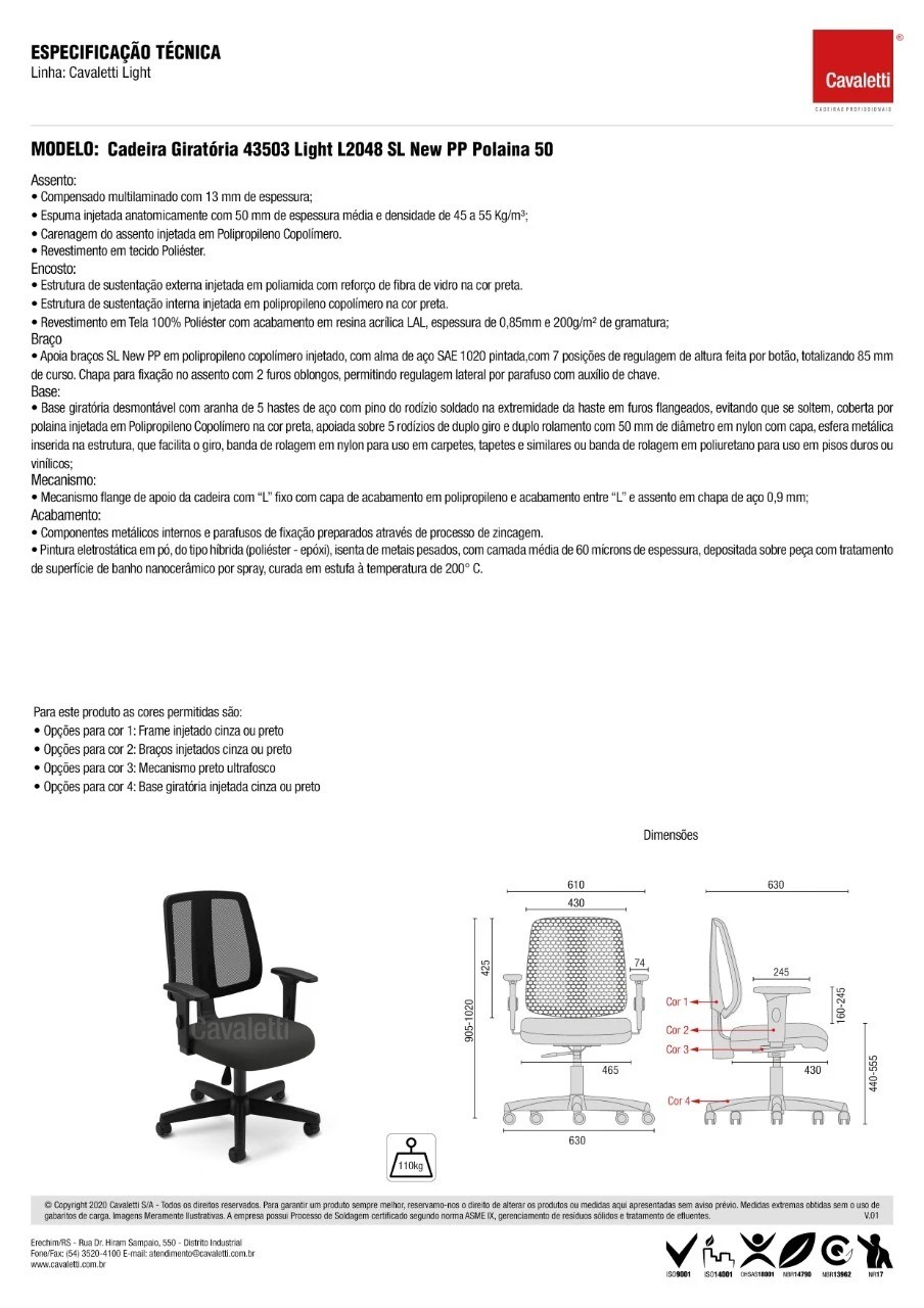 Cadeira Flip Light CAVALETTI